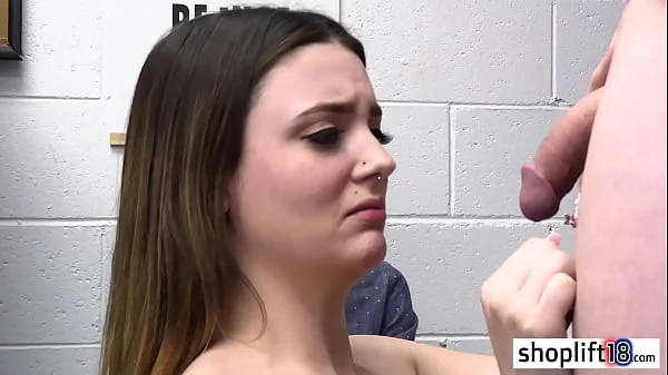 Small tits teen Kinsley Kane enjoyed wild fucking by a perverted policeman